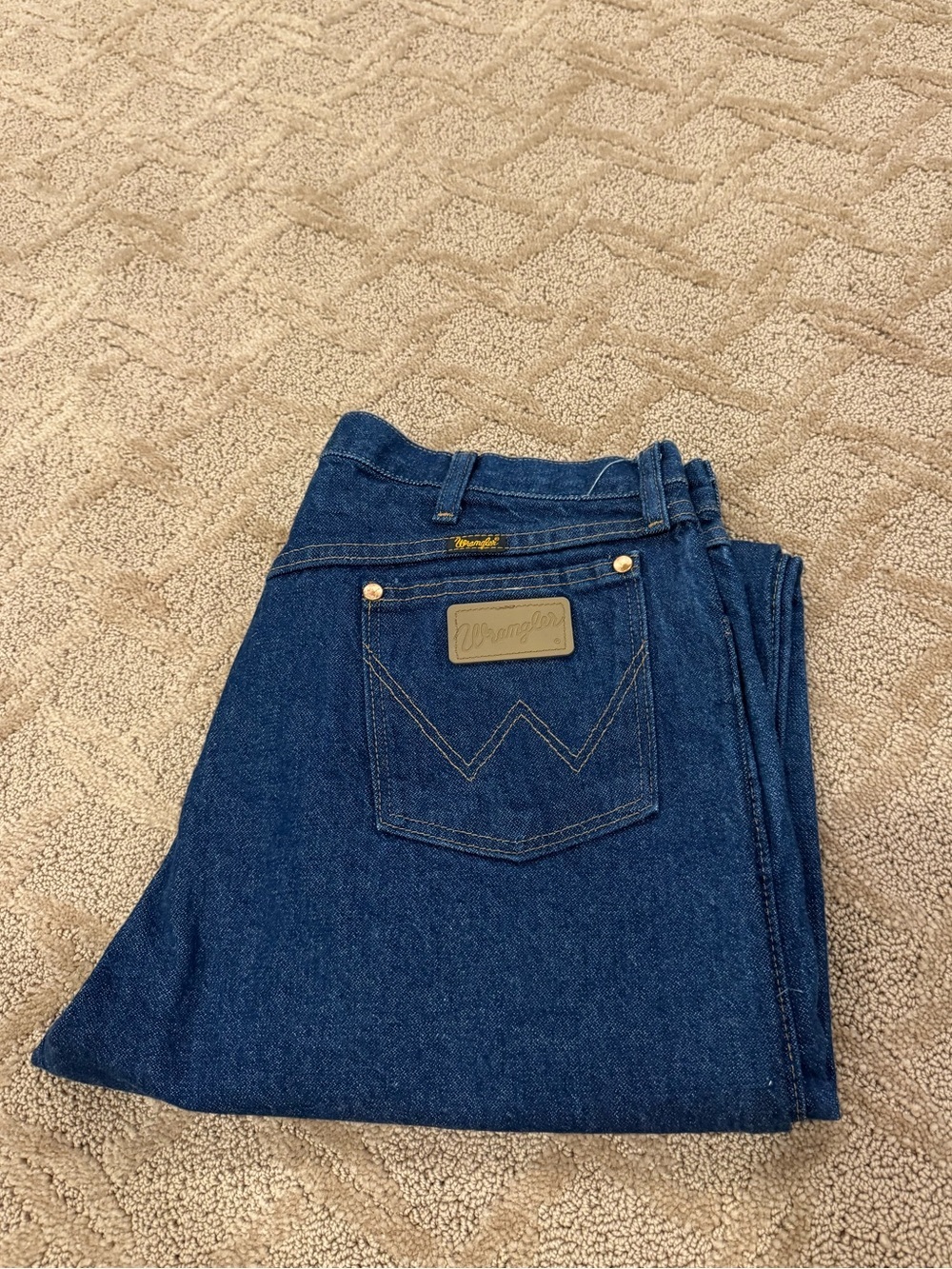 Vtg Wrangler Cowboy Jeans 35x34